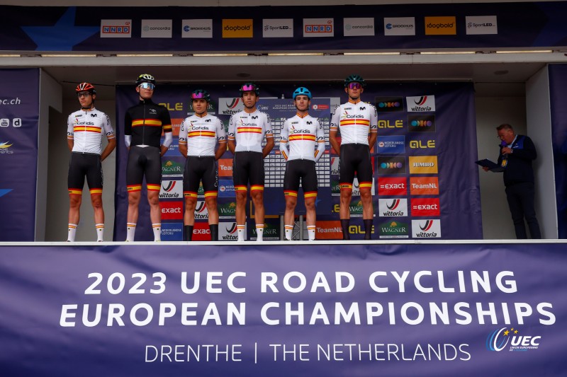 2023 UEC Road European Championships - Drenthe - Under 23 Men's Road Race - Coevorden - Col Du VAM 108 km - 22/09/2023 -  - photo Luca Bettini/SprintCyclingAgency?2023